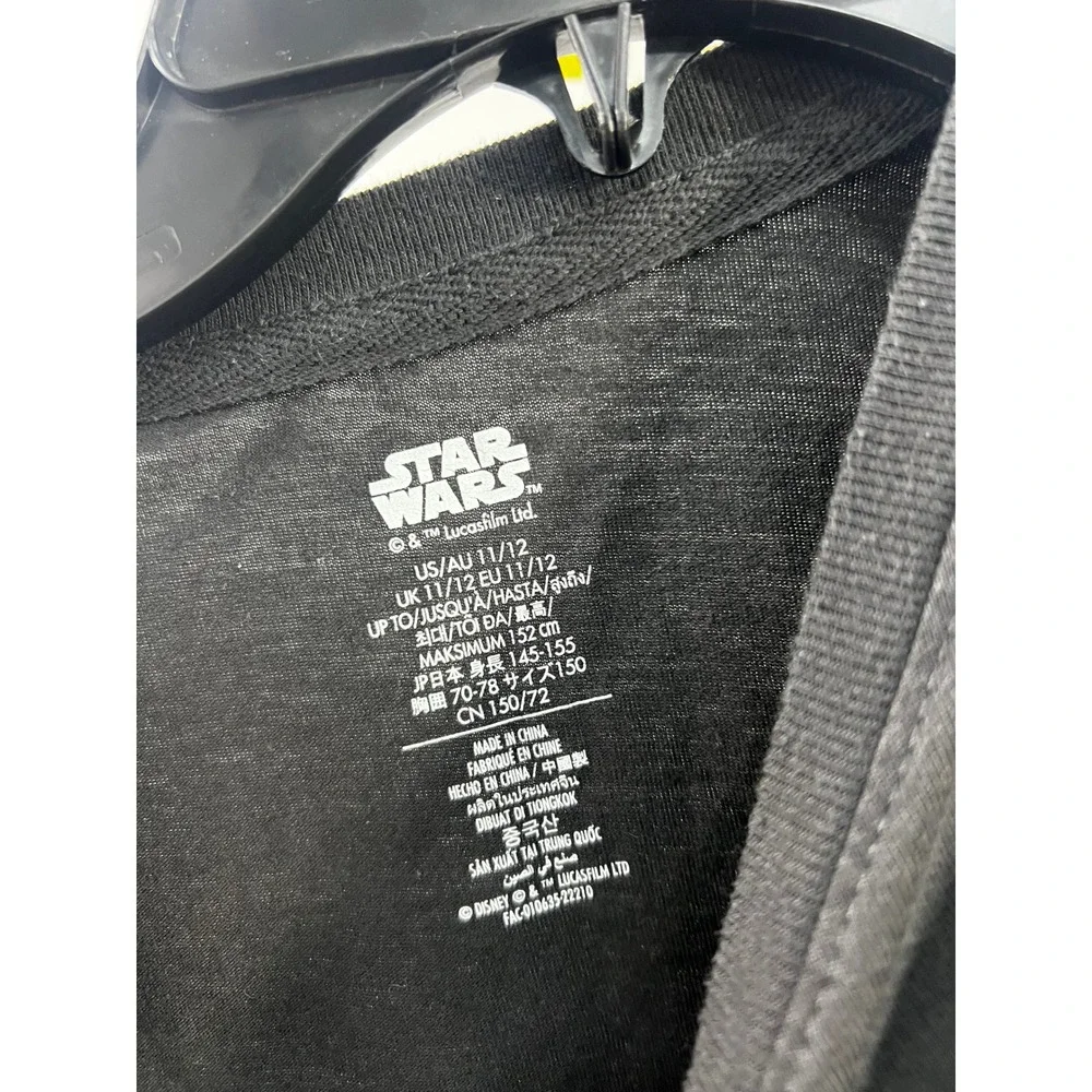 Star Wars Boys T-Shirt Darth Vader Darth Maul Kylo Ren Black‎ Size 11/12 L